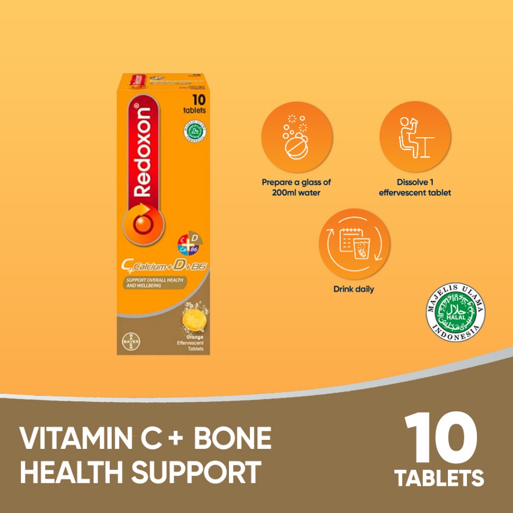 Redoxon Cal-D Effervescent Tablets (10's) | Shopee Malaysia