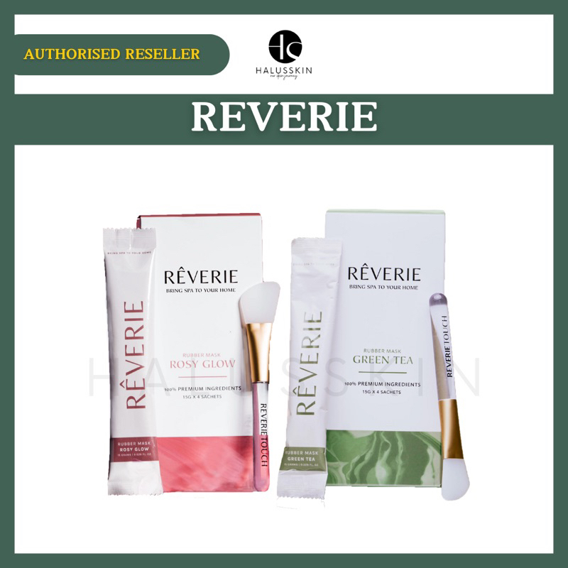 [READY STOCK] REVERIE Touch Korean Rubber Mask (Rosy Glow /Green Tea ...