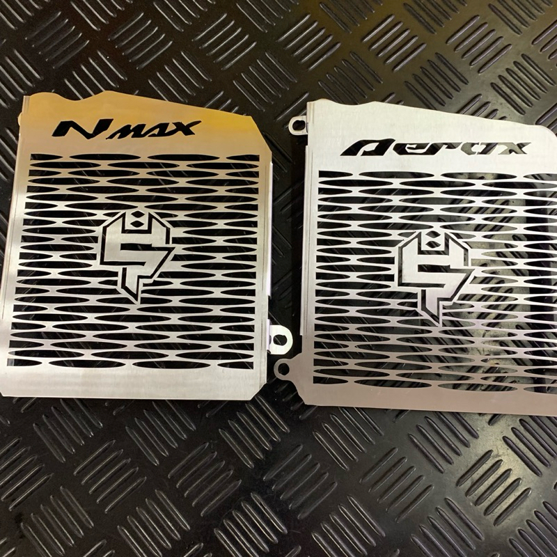 🇹🇭 YAMAHA NMAX V2 NVX V1 V2 COVER RADIATOR STEEL 🇹🇭 GUARD RADIATOR NVX ...