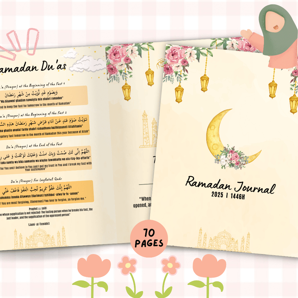 [PDF] Ramadan Journal / Planner 2025 l 1446H (Hyperlinked) Digital