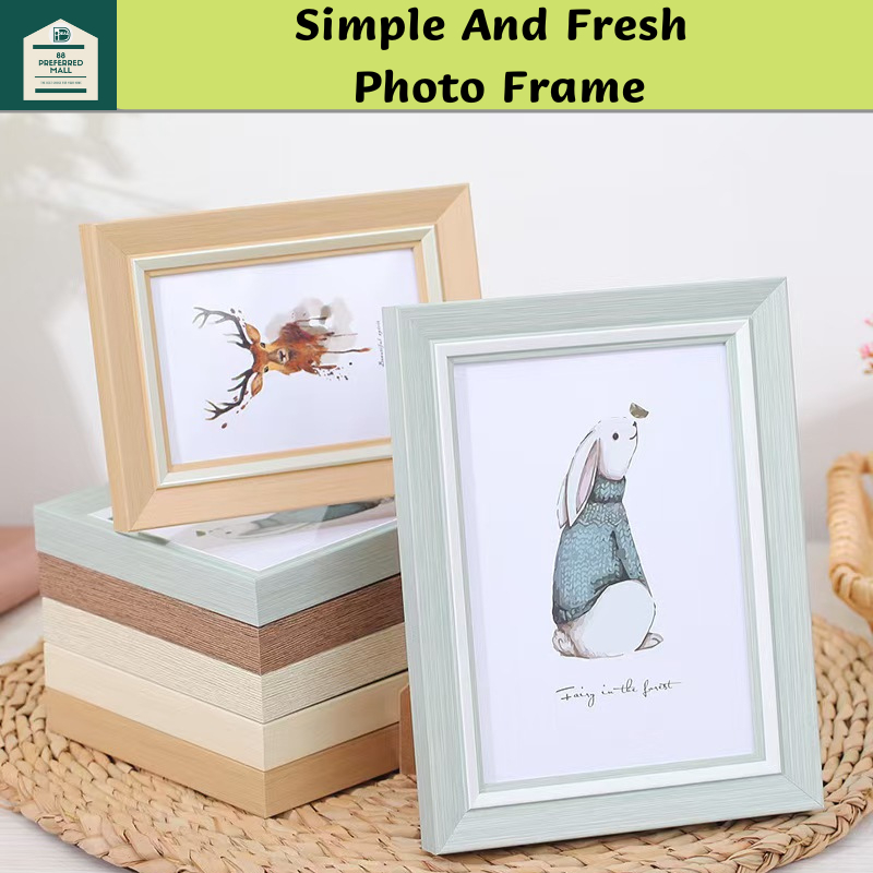 European Simple And Fresh photo frame light luxury photo frame setting ...