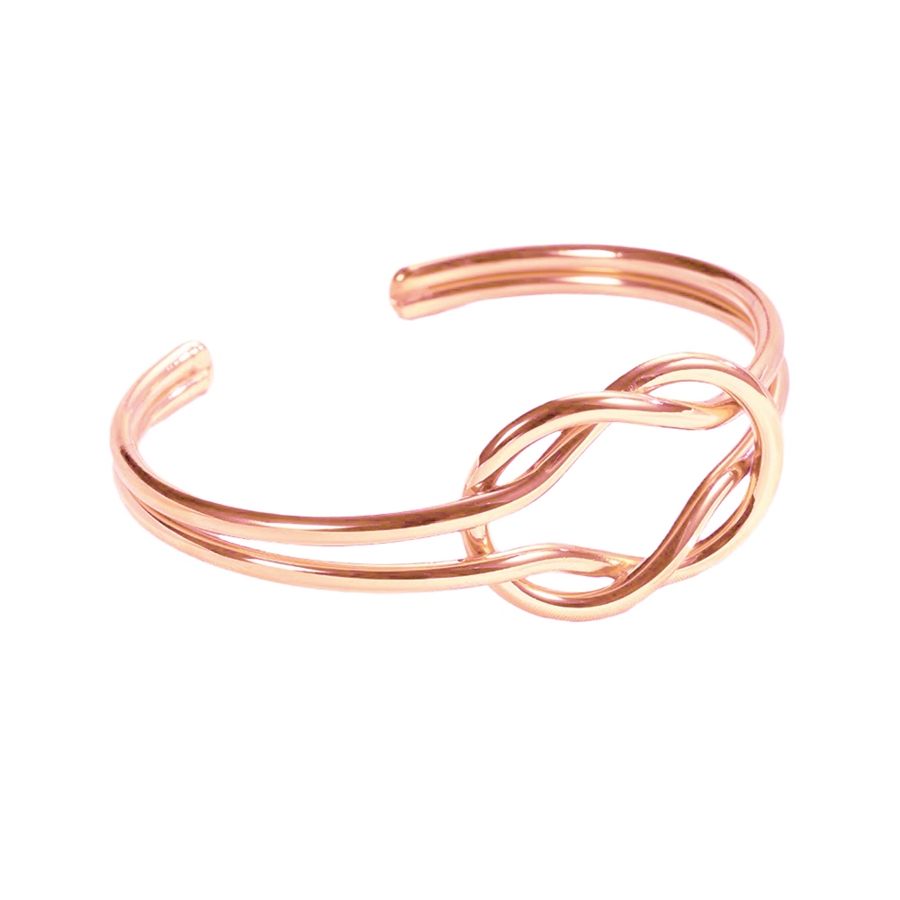 CELOVIS Astelle Infinity Knot Bangle ( Rose Gold/ Gold/ Silver ...