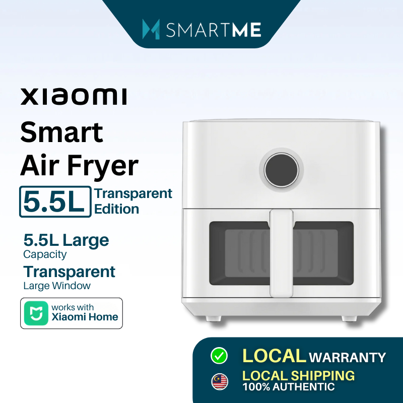 Xiaomi Mijia Smart Air Fryer 5.5L (Transparent edition) Smart Recipes ...