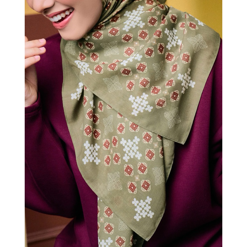 AMEERAZAINI TUDUNG BAWAL PRINTED BIDANG 47