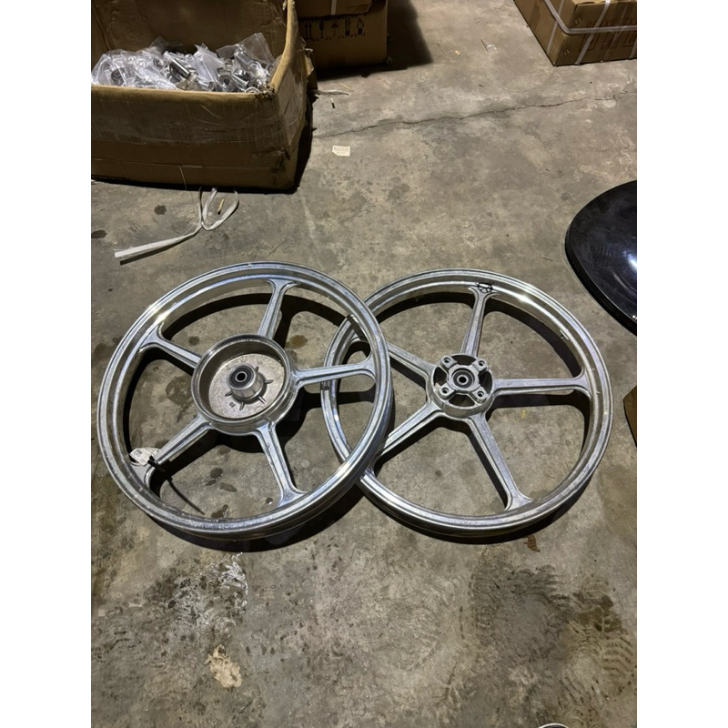FRONT Y15 REAR LC4S HYLOS FG505 CHROME SPORT RIM 16/16-17 REJECT ...