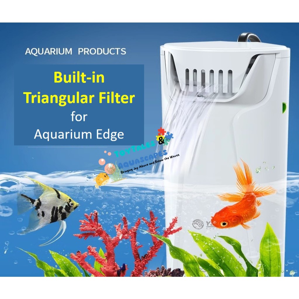 Triangle Silent Built-in Filter Submersible System to fit Aquarium ...