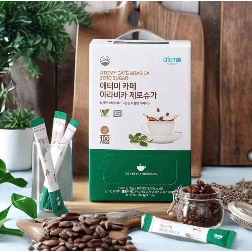 ATOMY CAFE ARABICA ZERO SUGAR 哥伦比亚阿拉比卡零糖3合1咖啡 | Shopee Malaysia