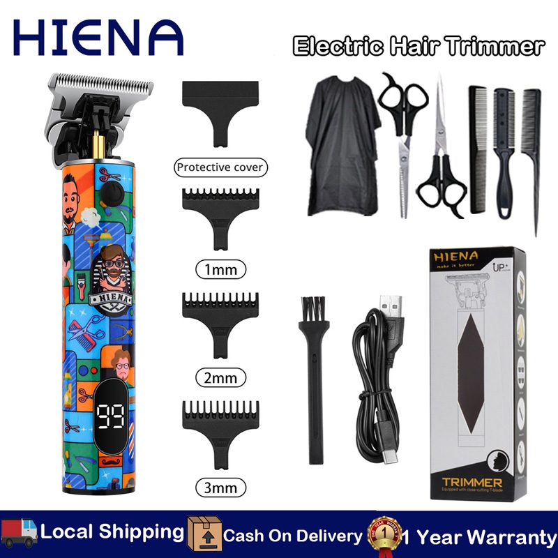 Hiena Electric Hair Trimmer Razor Zero Gap Blade Haircut Machine ...