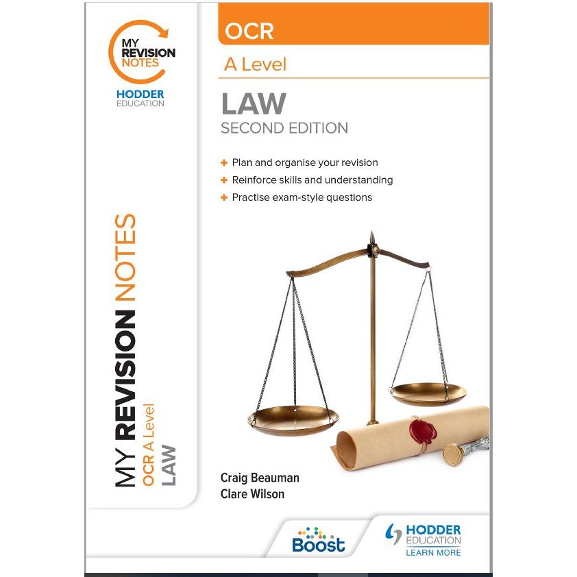 My Revision Notes OCR A Level Law, Second Edition | Shopee Malaysia