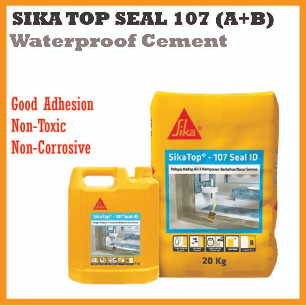 SIKA Top Seal 107 (A + B) 20KG + 5KG Waterproof Waterproofing Sysyem ...