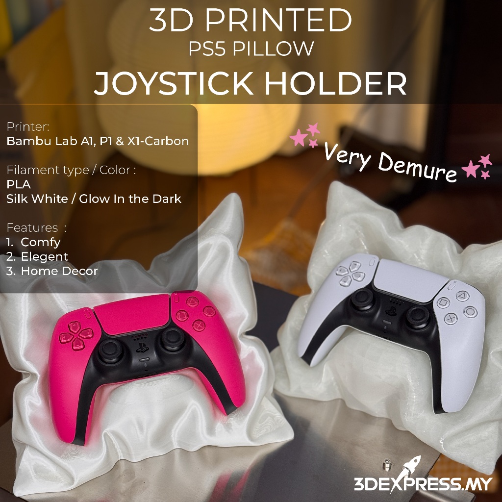 [3D PRINTED] Silky PS5 Pillow Joystick Holder