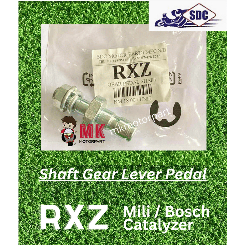 (SDC) GEAR PEDAL SHAFT Yamaha RXZ / Gear Shift Lever Pedal Bolt Screw ...