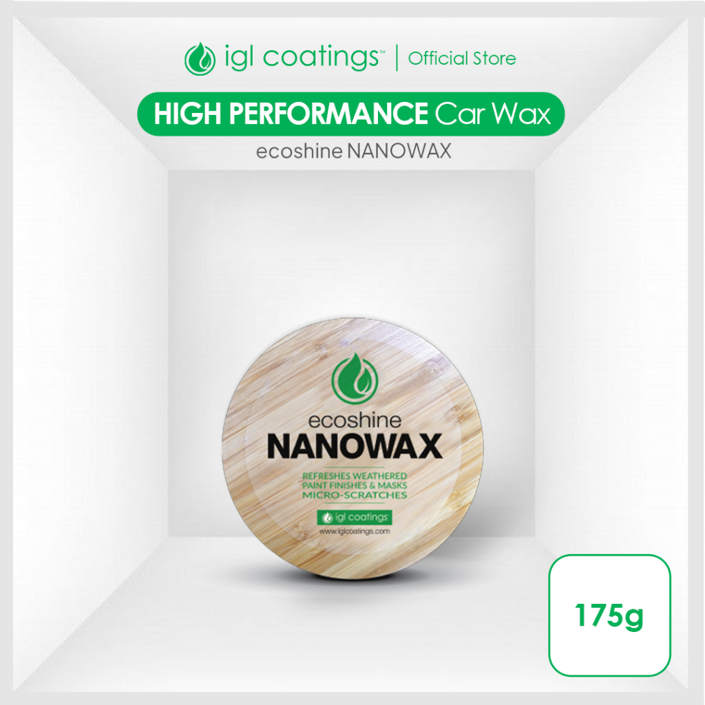 IGL Coatings Ecoshine Nanowax Ultra Car Wax Coating Hydrophobic Water ...