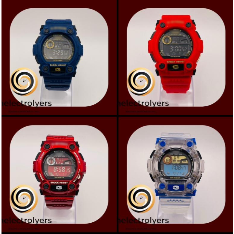 NEW ARRIVAL G-SHOCK JAM TANGAM DIGITAL 7900 MAT MOTOR ALL COLORS IKAN ...