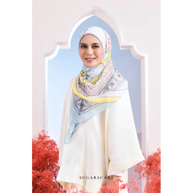 Mentos Sugarscarf Pleated Shawl SUGAREDIT SOFTLY YOURS PETALS OF