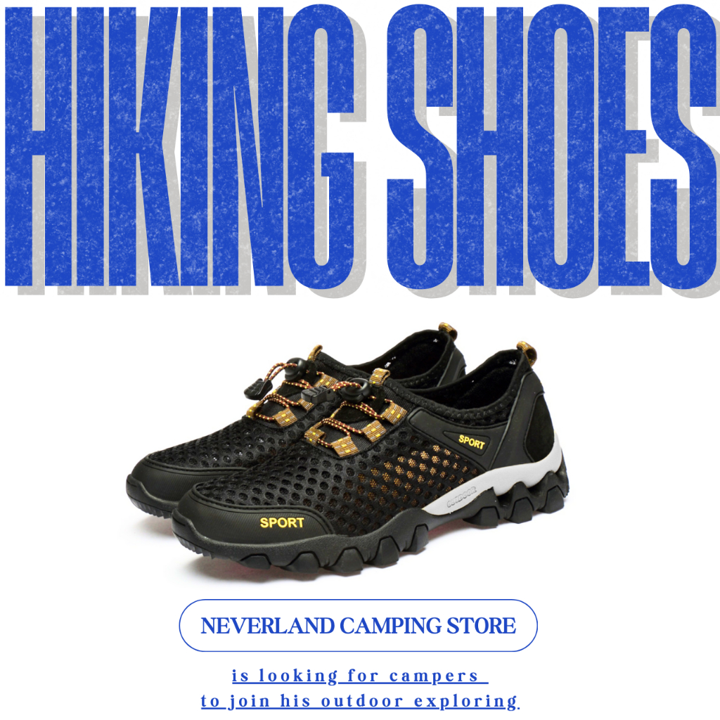 Anti-Slip Hiking Shoes Trekking Water Shoes Outdoor Camping Kasut