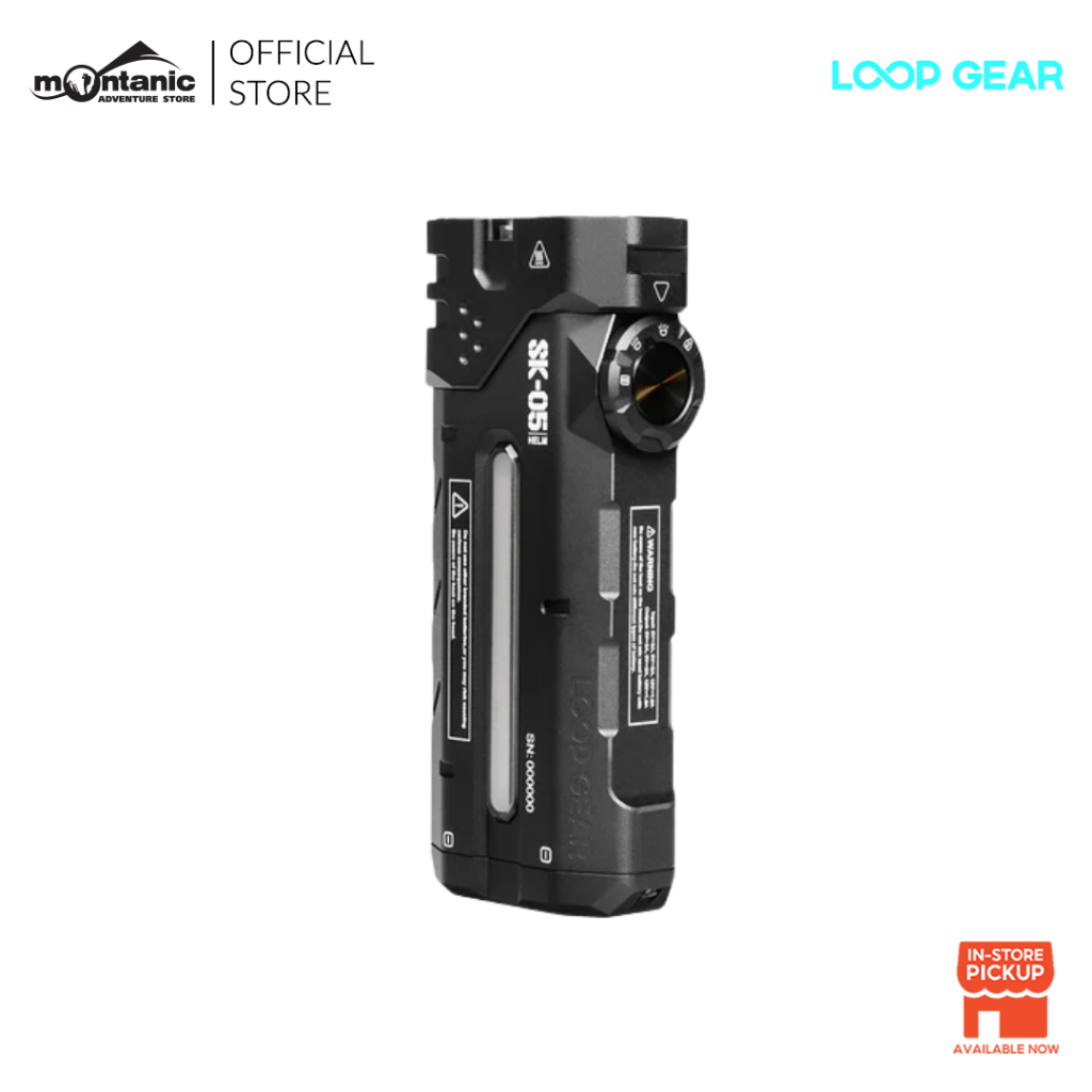 Loop Gear SK05 2100 Lumens LED Flashlight Lampu Suluh Built-in ...