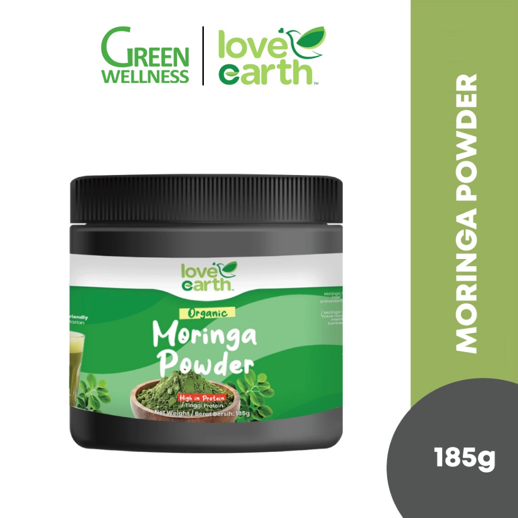 Love Earth Organic Moringa Powder (185g) | Shopee Malaysia