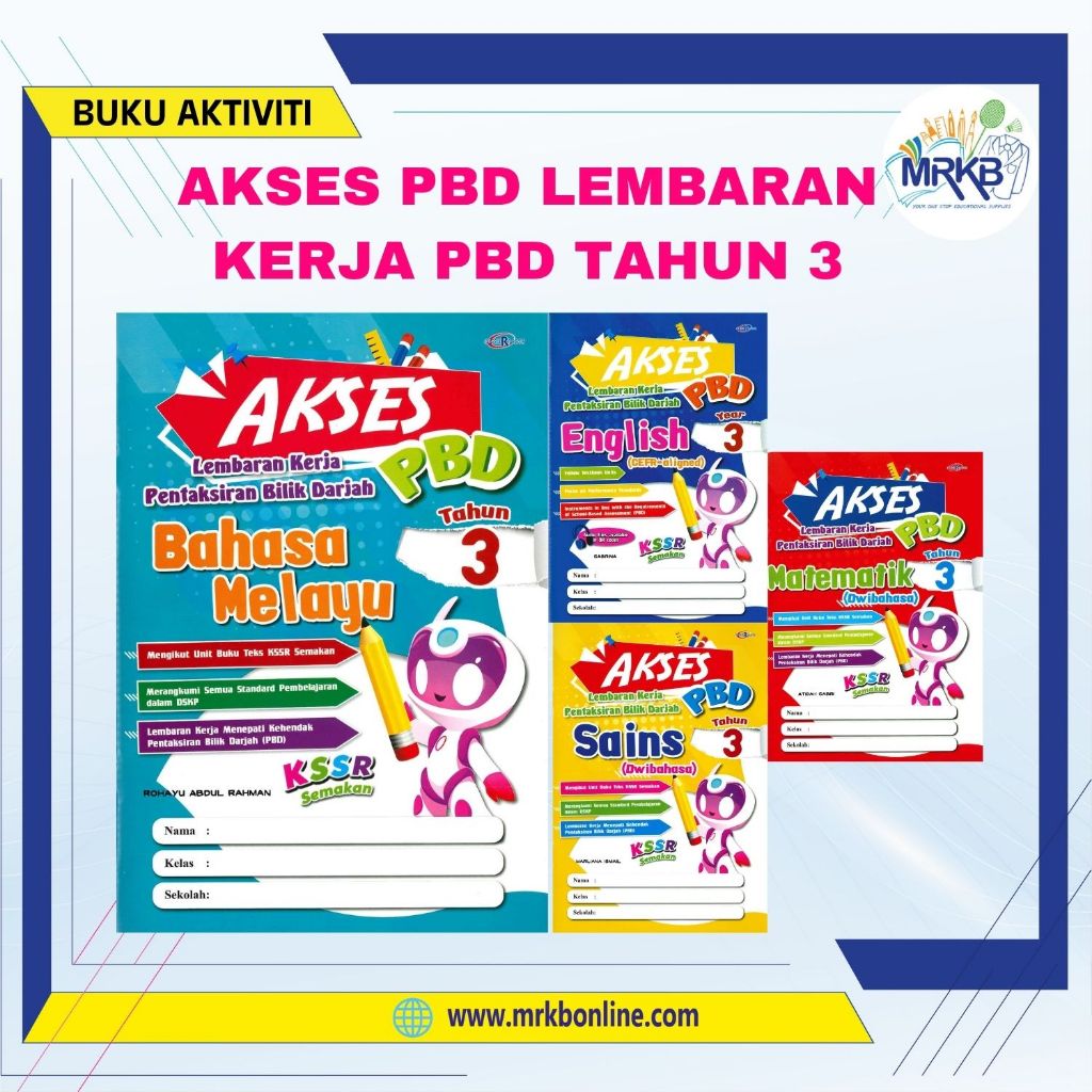 AKSES PBD LEMBARAN KERJA PBD TAHUN 3 | Shopee Malaysia