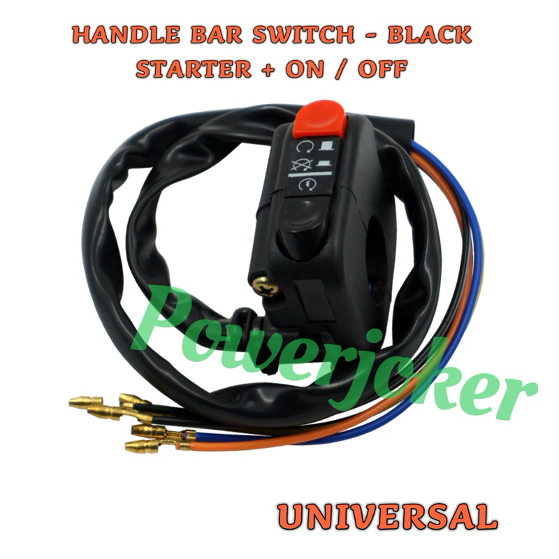 ( UNIVERSAL ) ATV HANDLE BAR SWITCH / SUIS STARTER + ON OFF LAMPU LAMP ...