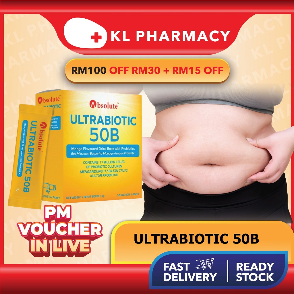 ASOLUTE / ABSOLUTE ULTRAbiotic 50 Billion CFUs 30's / 2x 30’s | Shopee ...