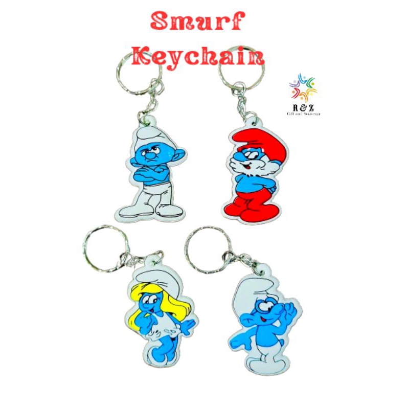 Smurf Keychain 4 in 1 | Shopee Malaysia