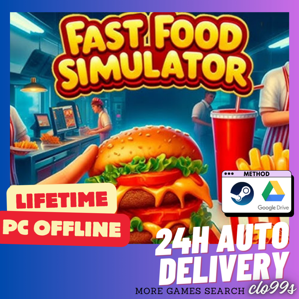 Fast Food Simulator Steam PC Games Full DLC | Shopee Malaysia