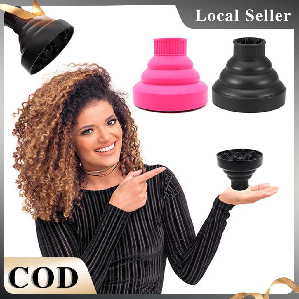Universal Hair Diffuser Silicone Foldable Diffuser Hair Dryer ...
