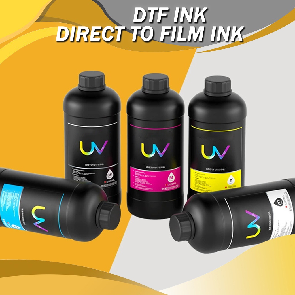 DTF Ink, Direct to Film Ink 0.5 Liter, C/M/Y/BK/W | Shopee Malaysia