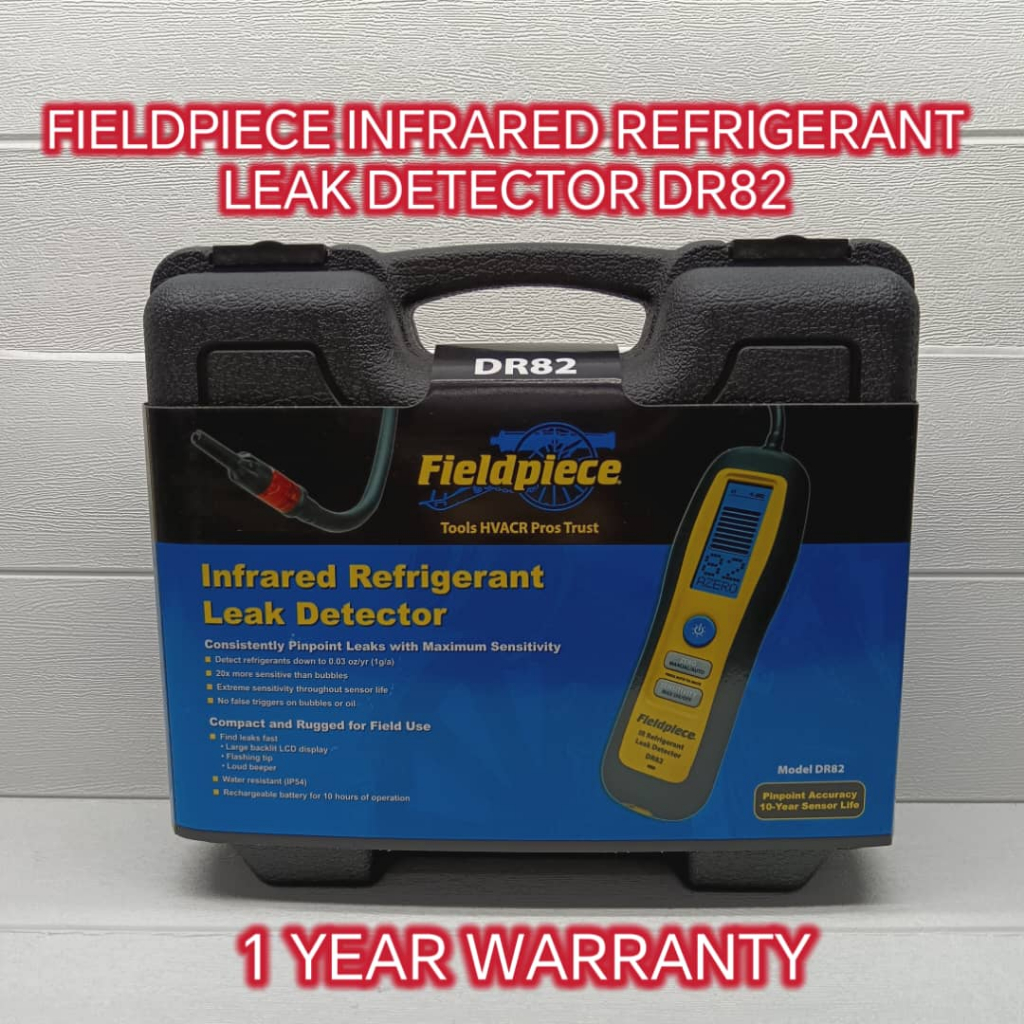 (DR82) FIELDPIECE GAS LEAK DETECTOR INFRARED REFRIGERANT PIPE MENGESAN ...
