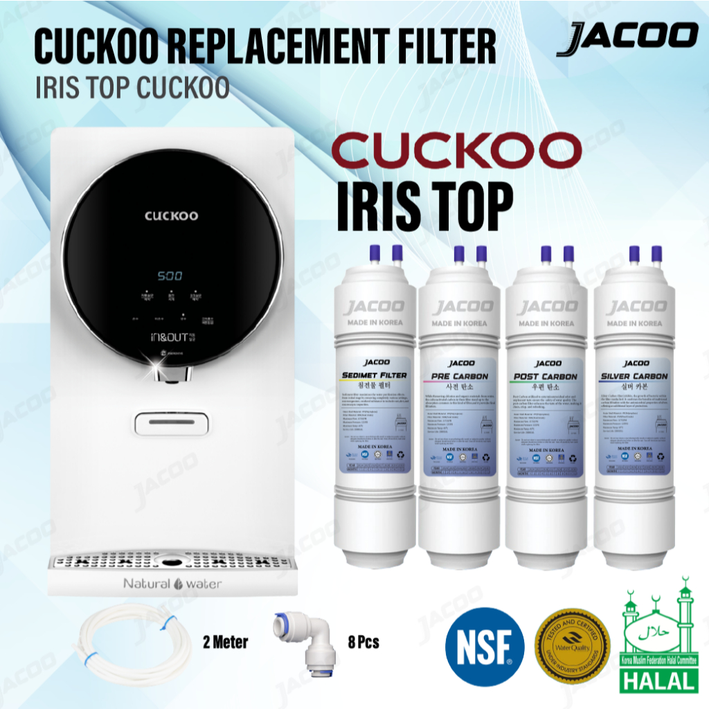 CUCKOO Iris Top JACOO HALAL FILTER REPLACEMENT JACOO Korean Filter with ...
