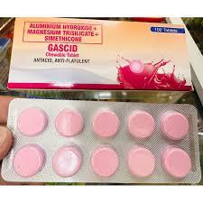 Gascid aluminium hydroxide + magnesium trisilicate +simethicone ( 10 ...