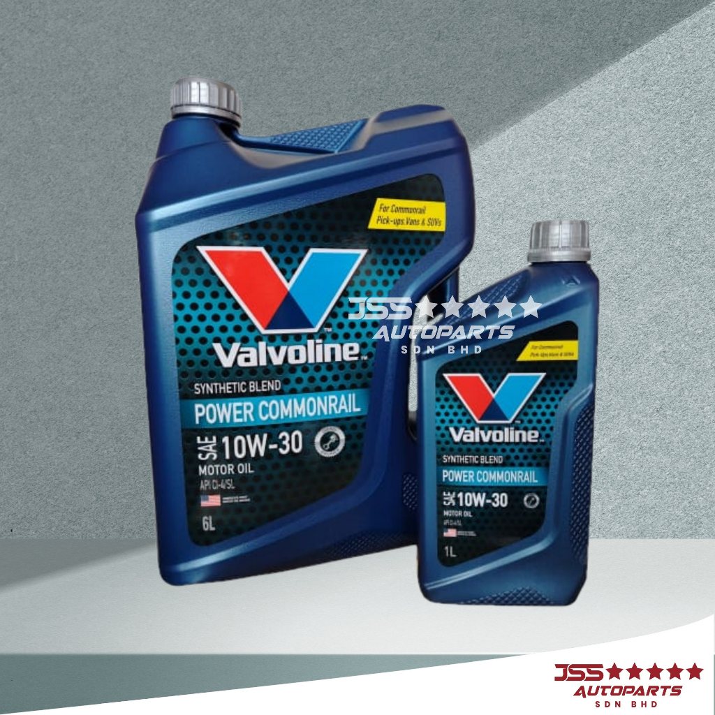VALVOLINE Power Commonrail Diesel Engine Oil CI4/SL 10W30 6L+1L Semi ...