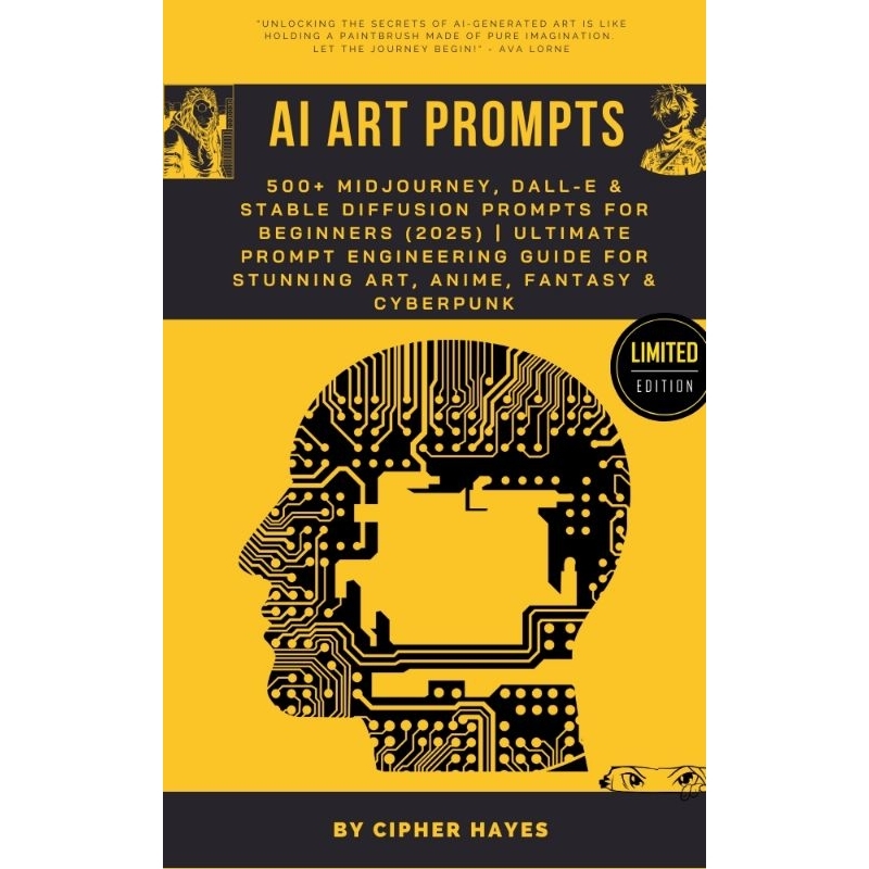 AI Art Prompts: 500+ MidJourney, DALL-E & Stable Diffusion Prompts for ...