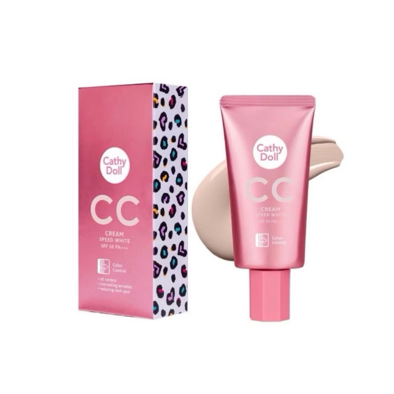 CC Tiger Pattern Tube 50ml. Cathy Doll Cream Speed White spf50pa ...