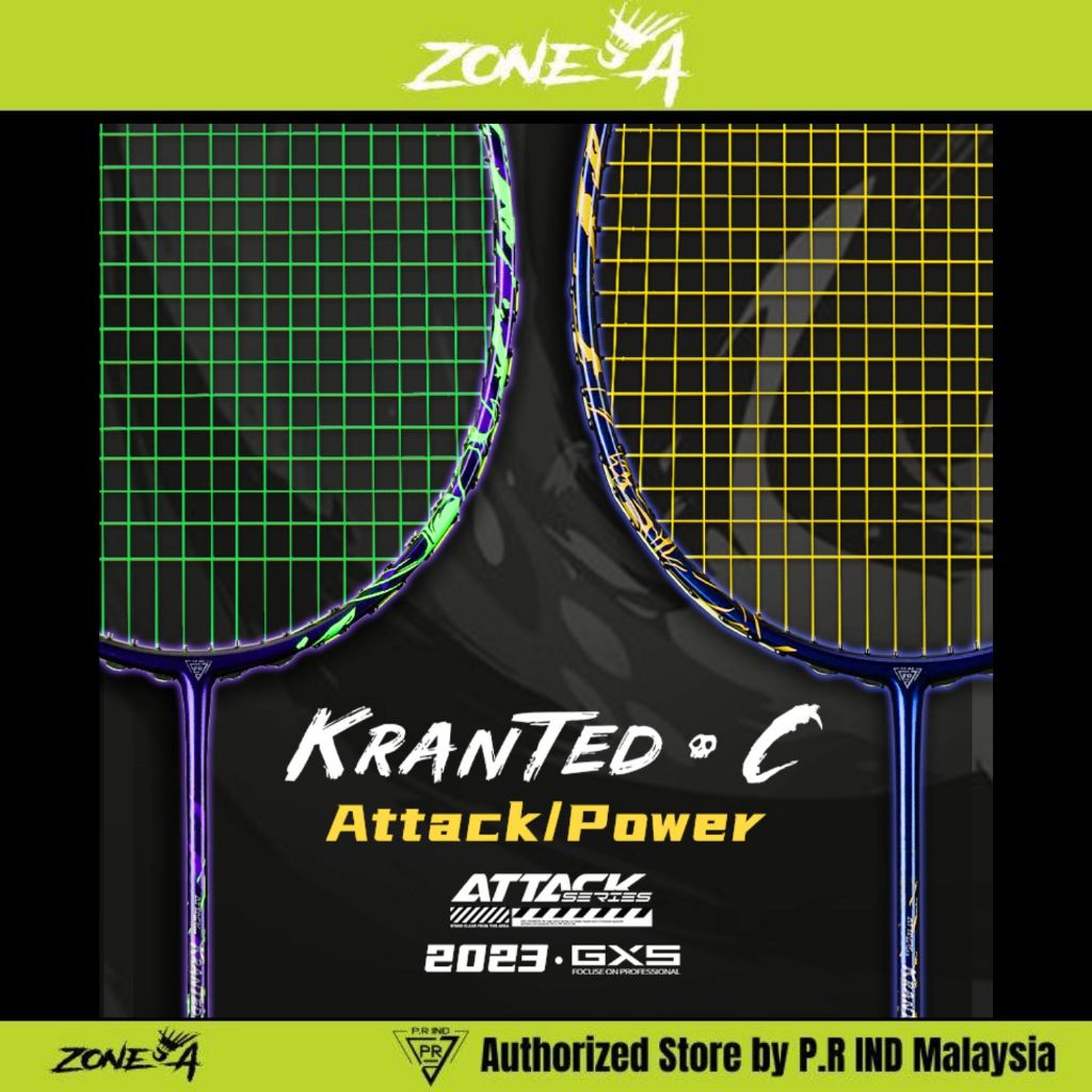 P.R IND KRANTED-C BADMINTON RACKET | 浦锐 狂徒C羽球拍 (PURUI) | Shopee Malaysia