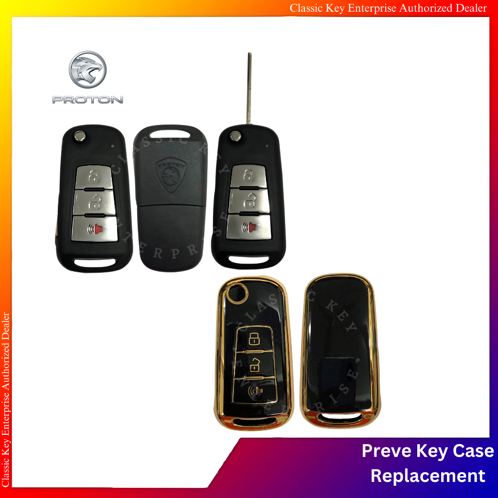 Proton Remote Key Case Cover Replacement With Key Blade/ TPU Cover ...