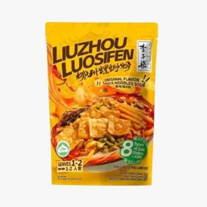 全网最低价】李子柒螺蛳粉好欢螺螺霸王柳州螺蛳粉335g 酸辣粉