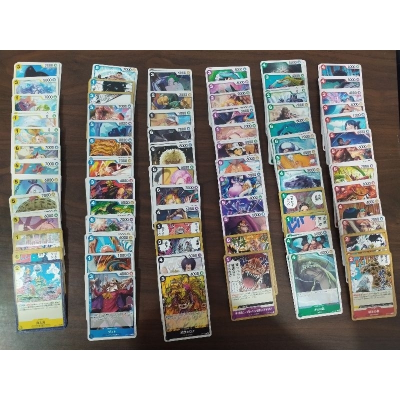 One Piece OPTCG OP-11 (6 in 1) Common & Uncommon Playset (Free 2 random ...