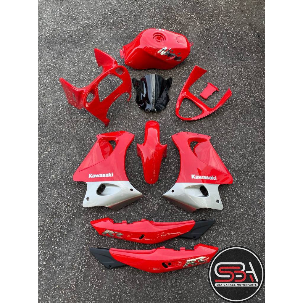 KAWASAKI NINJA DOUBLE R KR 150 RR BODY COVERSET STICKER TANAM 2 TONE ...