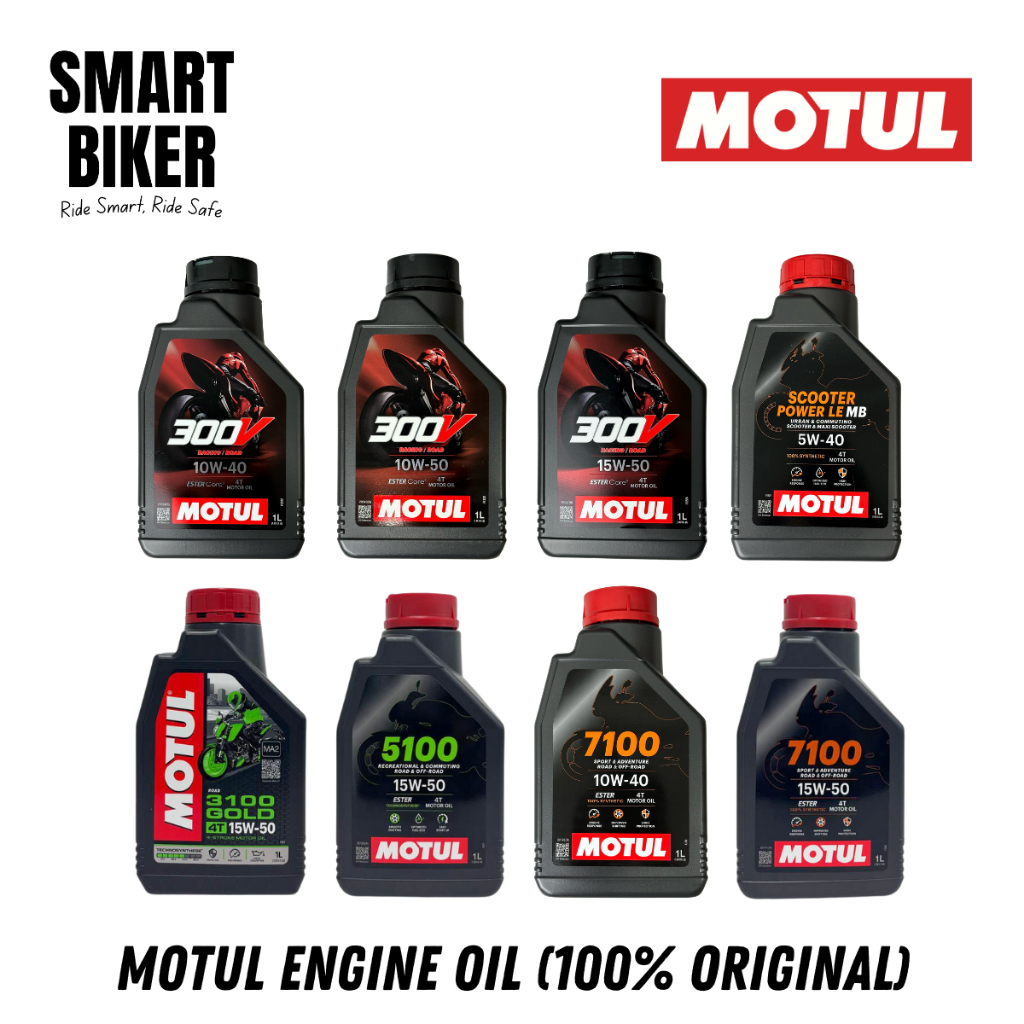 Motul Engine Oil 3100/ 5100/ 7100/ 300V 100% Original | Shopee Malaysia