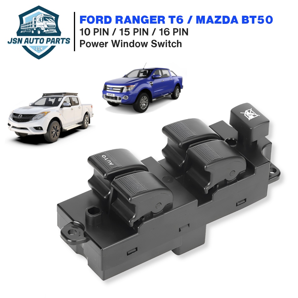 Ford Ranger T6 Mazda BT50 10 PIN / 15 PIN / 16 PIN Main Switch Power ...
