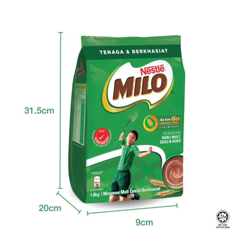Milo Activ-Go Softpack(1kg) (2kg)(2.2kg) (3in1 x 14 stick) | Shopee ...