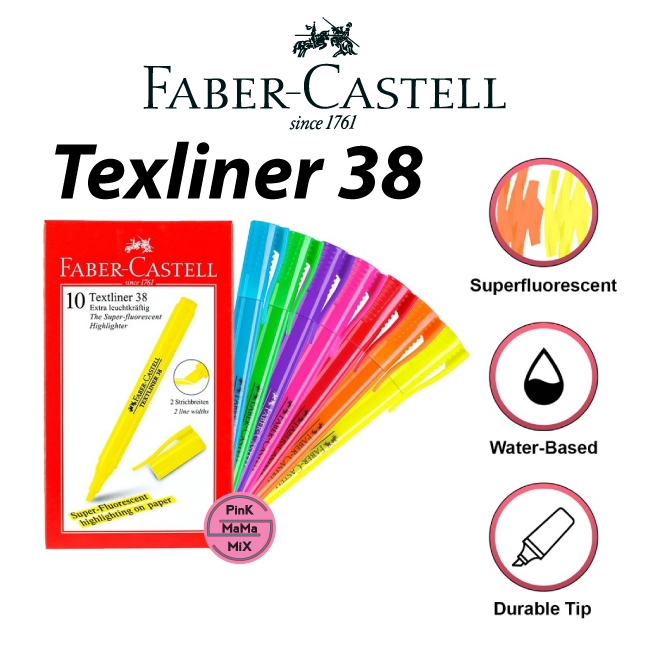 Faber Castell Highlighter Texliner 38 (1pc) | Shopee Malaysia