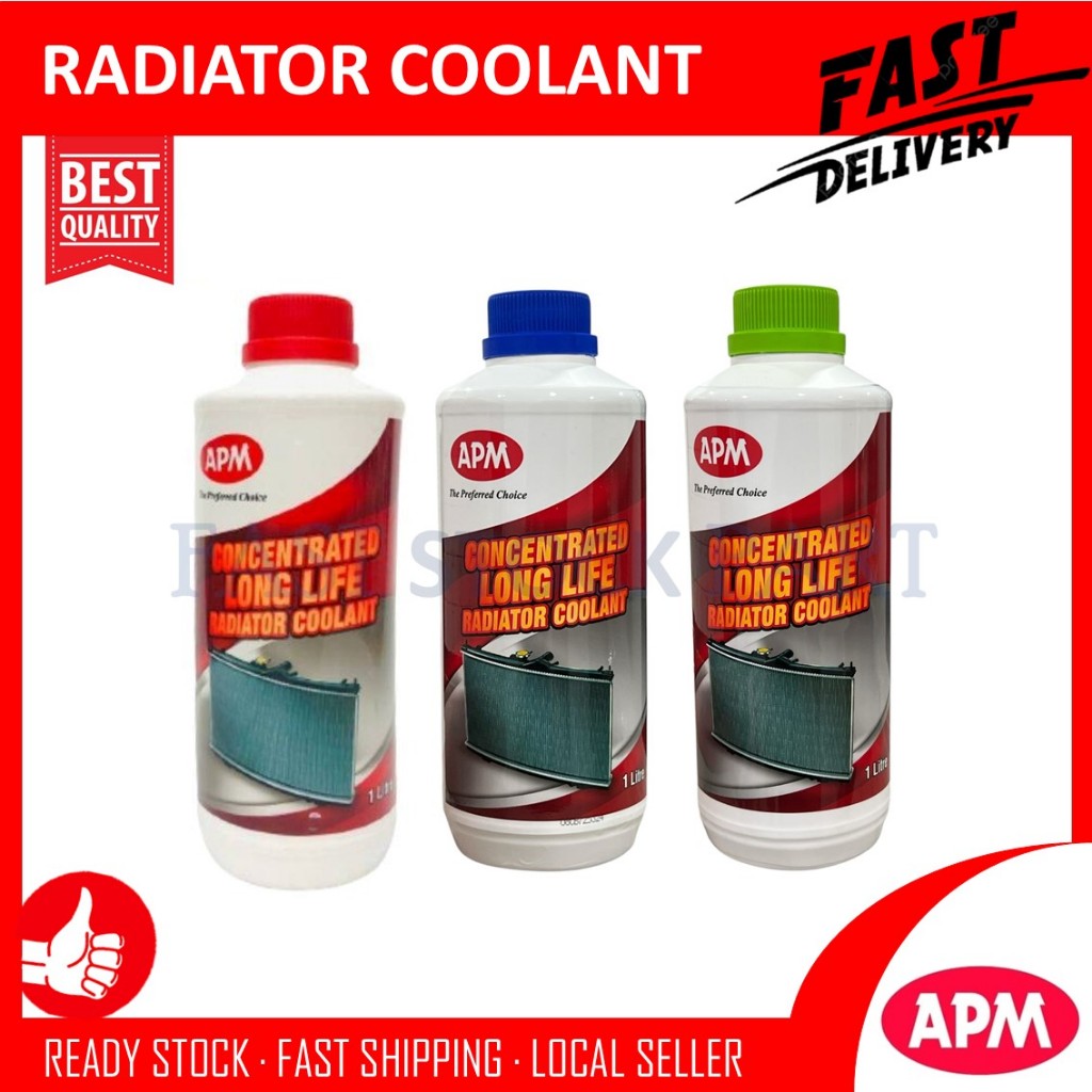 1PC BRAND APM CONCENTRATED LONG LIFE RADIATOR COOLANT 1 LITRE ...