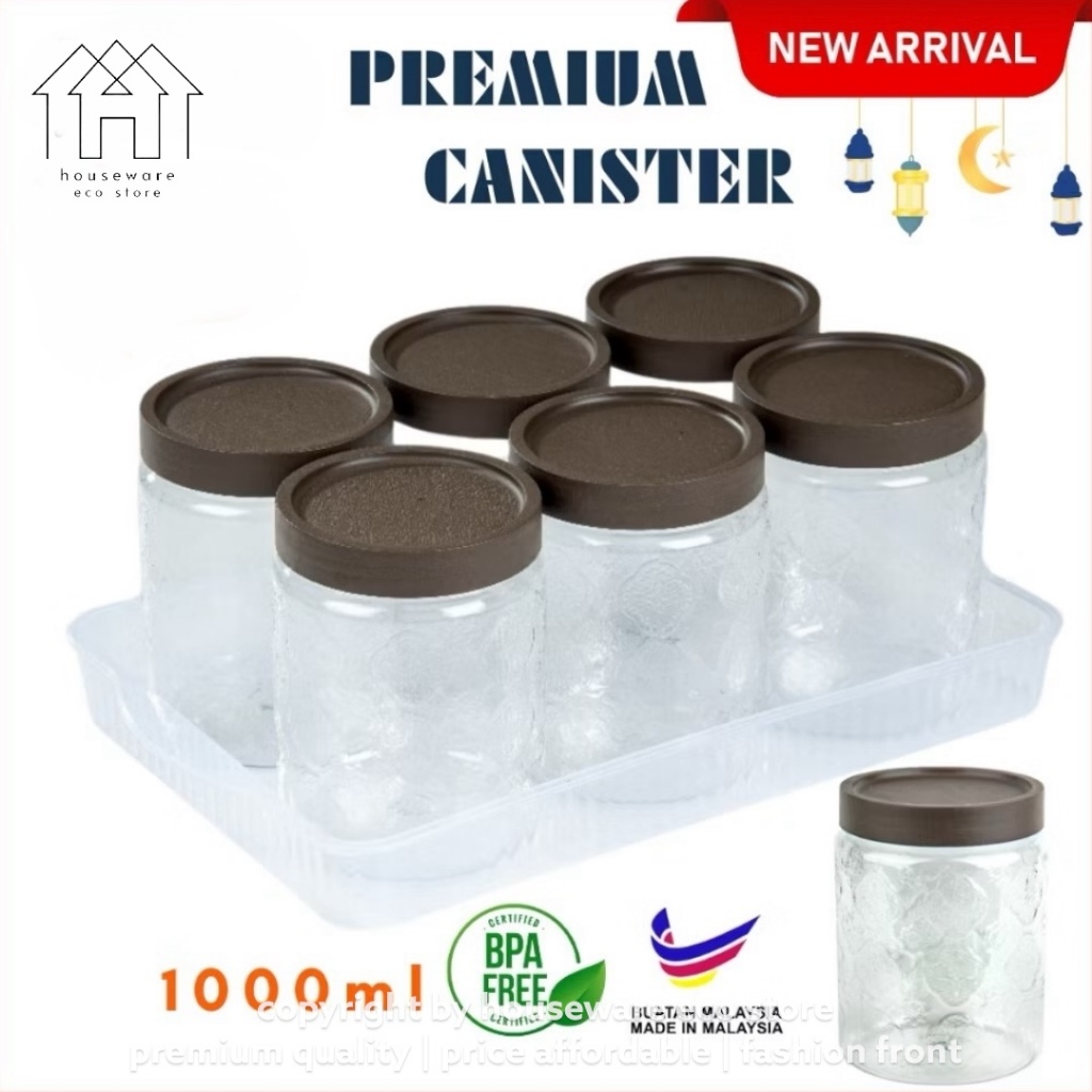 (DISKAUN HARI RAYA) Balang Kuih Raya Kedap Udara 1000ml | Bekas Kuih ...