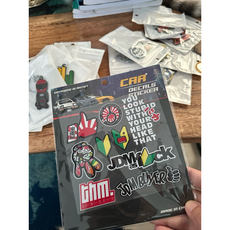 Waterproof JDM racing Sticker Racing sticker aesthetic sticker ...