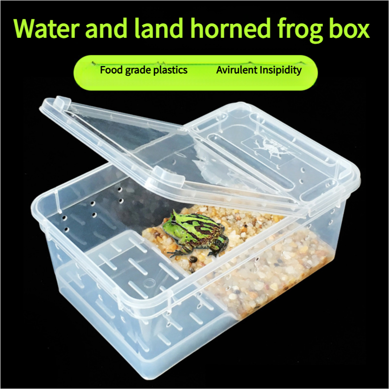 Horned frog box plastic pet horned frog breeding box horned frog ...