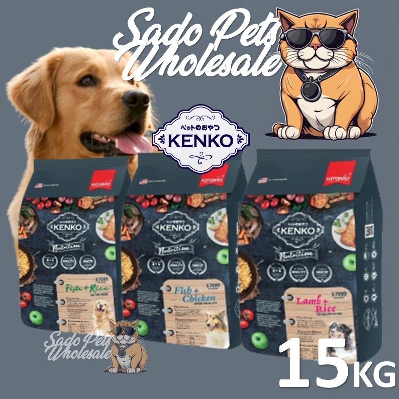 Kenko Nutrition Adult Dog Dry Food Fish & Chicken Lamb & Rice Fish ...