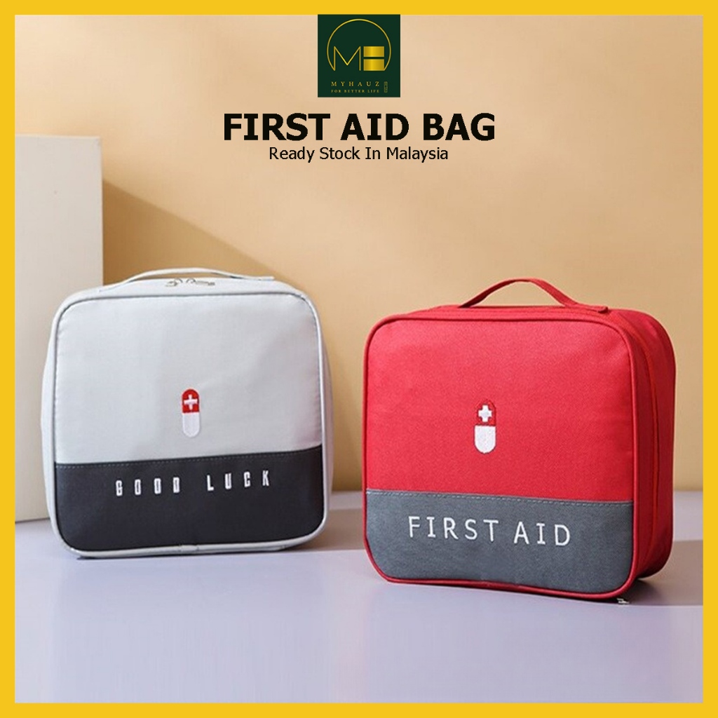 Portable Medicine Bag Travel First Aid Kit Bag Emergency Pouch Medical ...